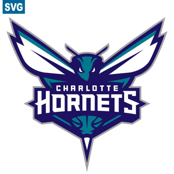 Charlotte Hornets Primary Basketball Logo in SVG Vector Format