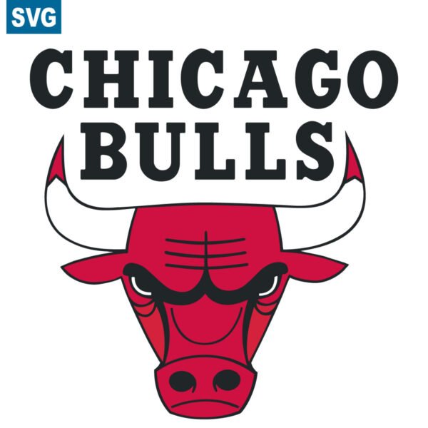Chicago Bulls Primary Basketball Logo in SVG Vector Format