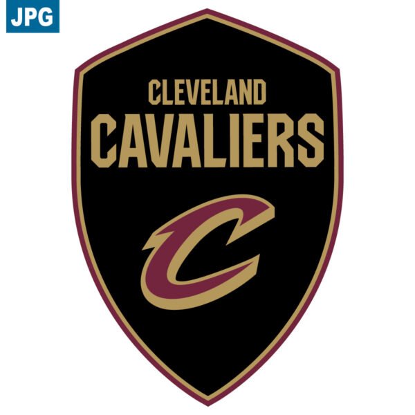 Cleveland Cavalier Primary Basketball Logo in JPG Format