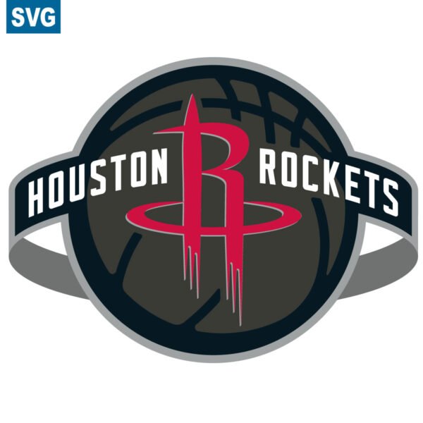Houston Rockets Primary Basketball Logo in SVG Vector Format