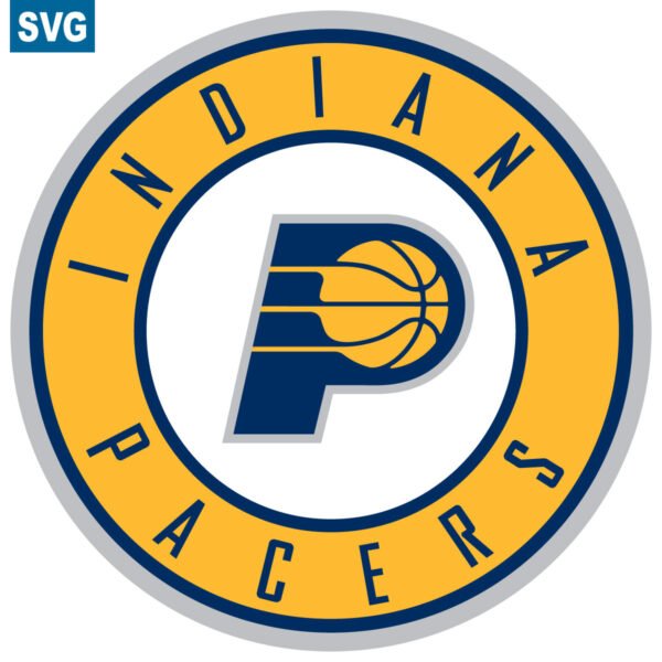 Indiana Pacers Primary Basketball Logo in SVG Vector Format