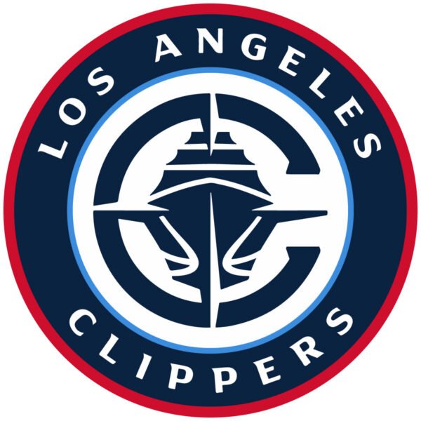 Los Angeles Clippers Primary Basketball Logo in JPG Format - Image 2