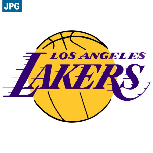 Los Angeles Lakers Primary Basketball Logo in JPG Format