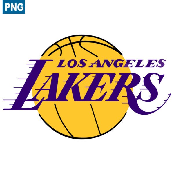 Los Angeles Lakers Primary Basketball Transparent Logo in PNG Format