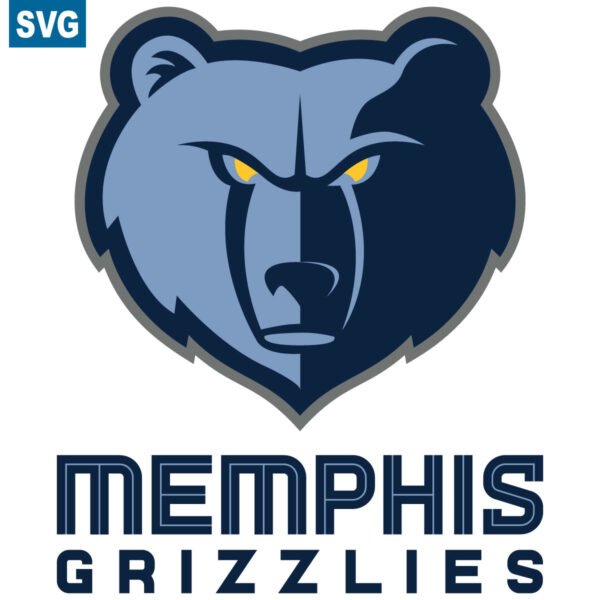 Memphis Grizzlies Primary Basketball Logo in SVG Vector Format