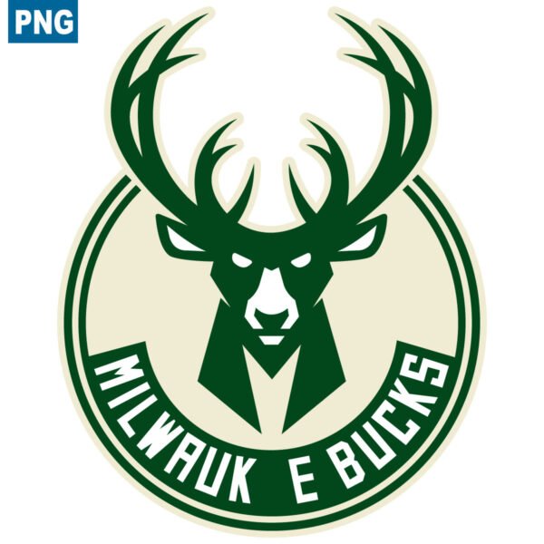 Milwaukee Bucks Primary Basketball Logo in PNG Transparent Format