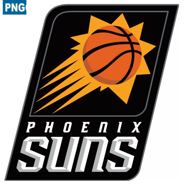 Phoenix Suns Primary Basketball Logo in PNG Transparent Format