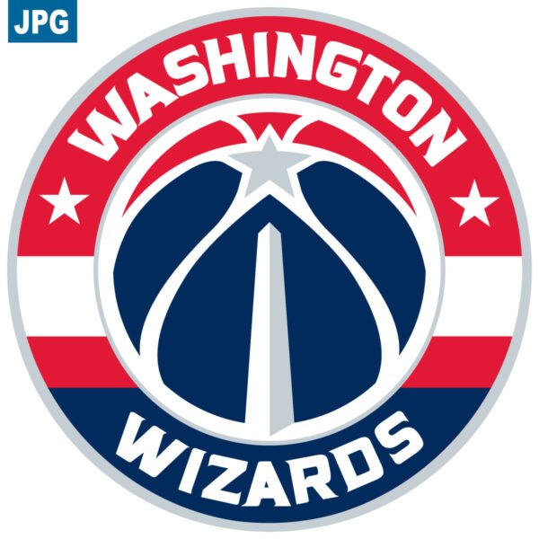 Washington Wizards Primary Basketball Logo in JPG Format