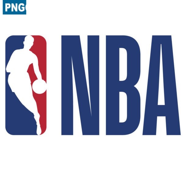 NBA Wordmark Logo in PNG with Transparent Background