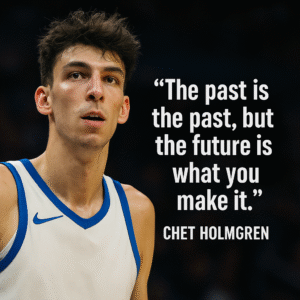 Chet Holmgren (Oklahoma City Thunder) quote 2025
