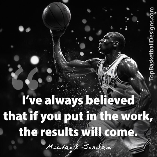 Basketball Quotes by Michael Jordan: I’ve always believed that if you put in the work