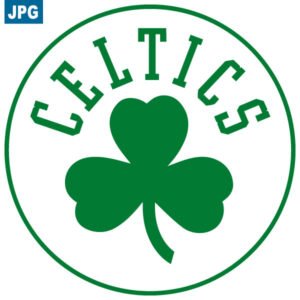 Boston Celtics Basketball Shamrock Logo in JPG Format