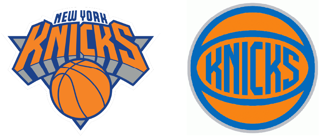 Current Primary vs. 2011 Alternate logos New York Knicks